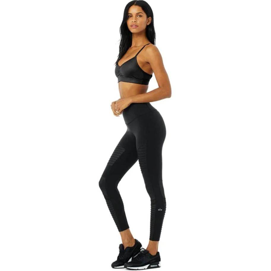 Спортивные леггинсы женские Alo Yoga Moto Collection - Boxette Shop