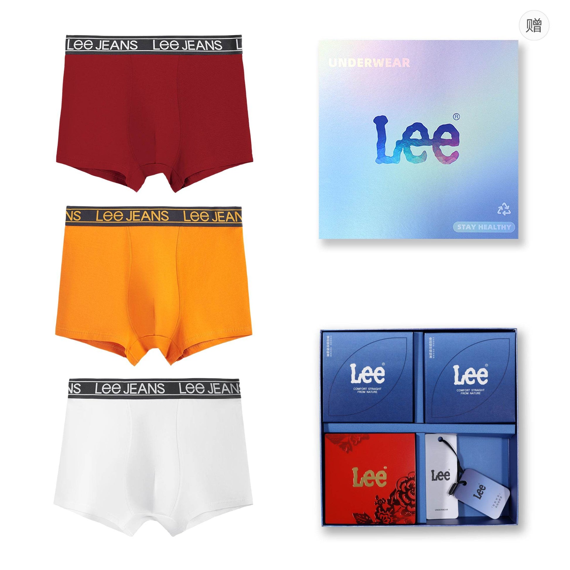 Трусы мужские Lee Cotton Alphabet Logo - Boxette Shop