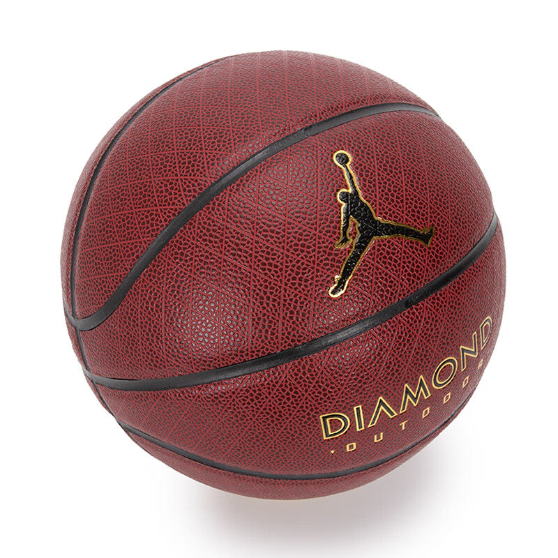 Jordan баскетбольные из искусственной кожи нескользящие, впитывающие влагу, прочные, красно-коричневые, тренировочные no.7, унисекс