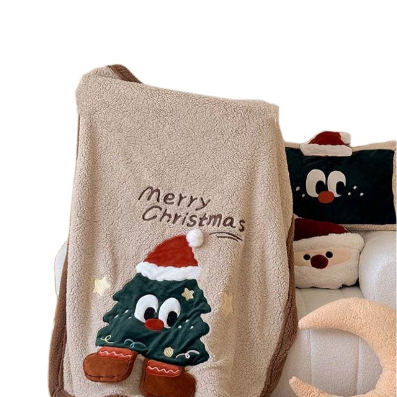 Одеяло-кокон универсальное Рождество 3D Lamb Fleece - Boxette Shop