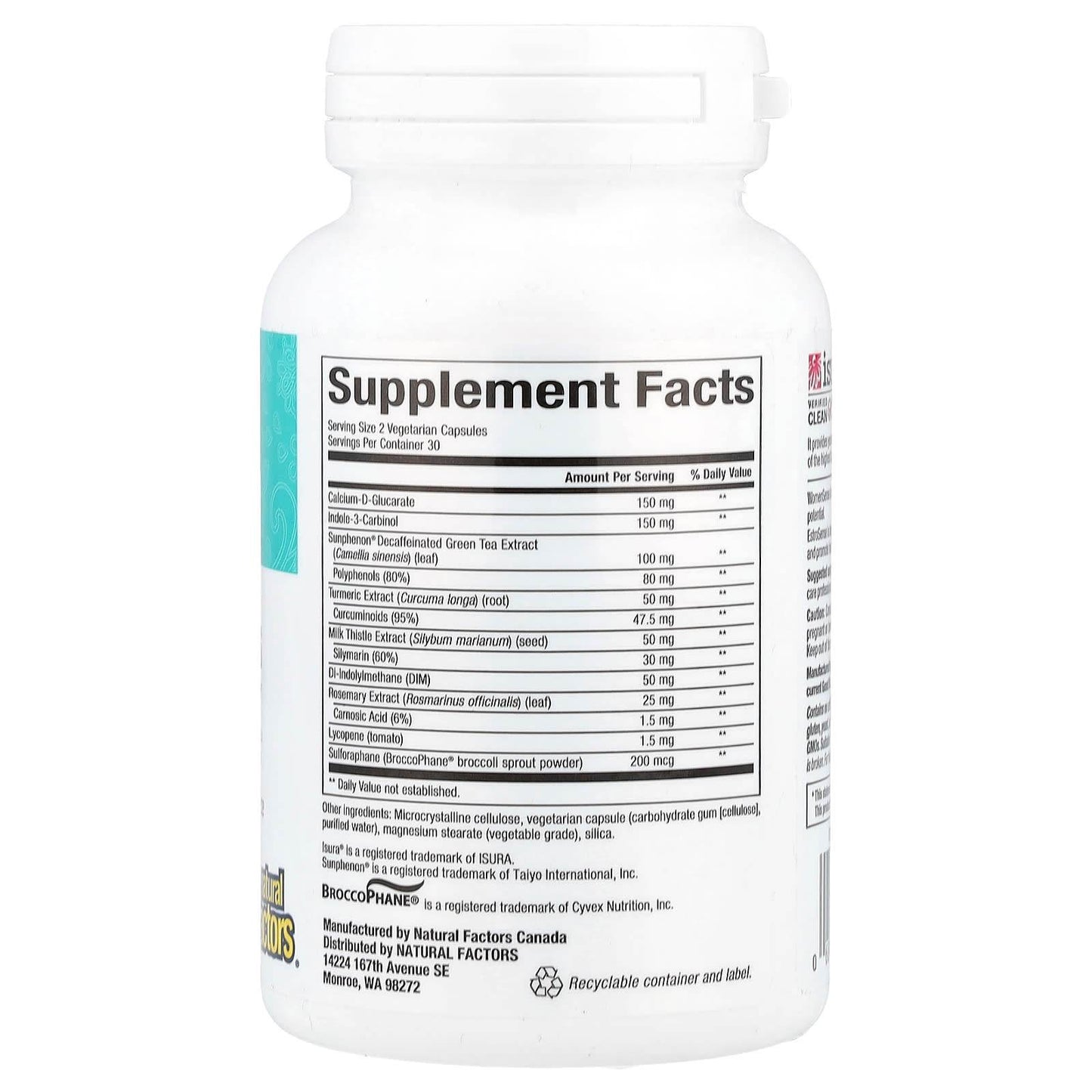 БАД Natural Factors WomenSense EstroSense, 60 капсул - Boxette Shop
