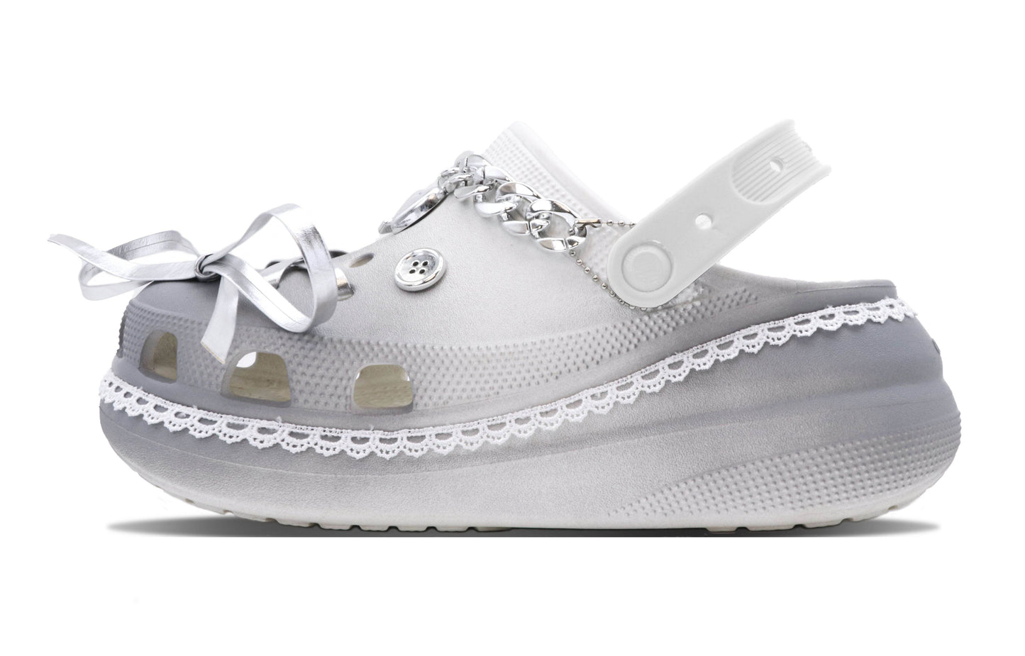 Шлепанцы Crocs Crush Clog Silver Mountain Spring - Boxette Shop