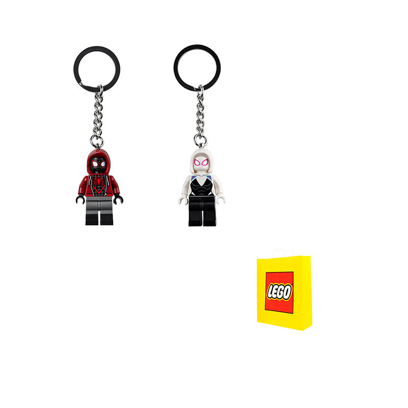 Брелок LEGO Super Heroes "Spider-Man: Майлз Моралес и Гвен" - Boxette Shop