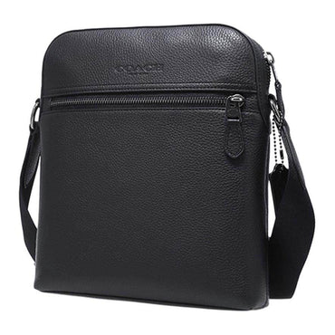 Сумка мужская Coach Houston 22 Pebbled Leather Flight - Boxette Shop