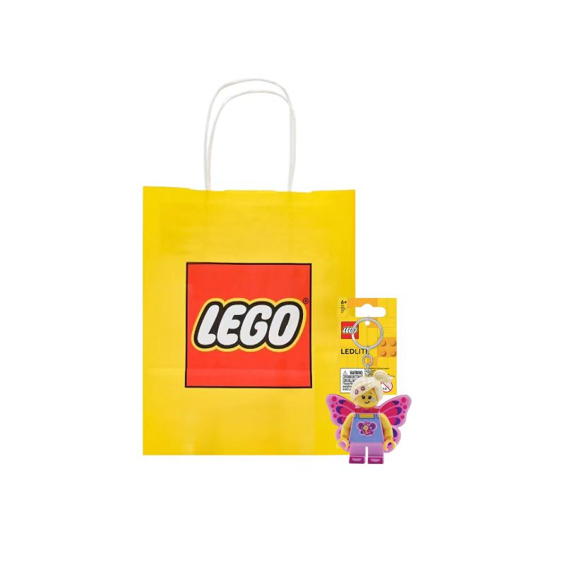 Брелок LEGO "Девочка-бабочка" (LGL-K171H) - Boxette Shop