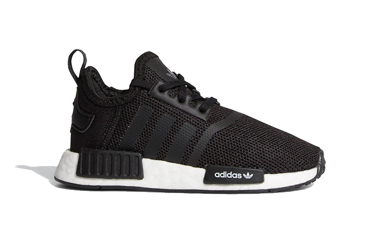 Adidas originals nmd_r1 black для новорожденных и детей младшего возраста