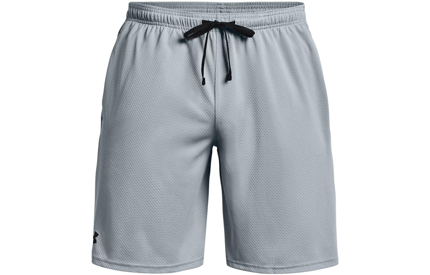 Under armour solid logo stretch waistband athletic shorts men's harbour blue
