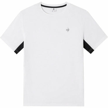 Le coq sportif frantsuz xo'roz mashqi qulay dumaloq bo'yinli sport nafas oladigan qisqa yengli futbolka erkaklar