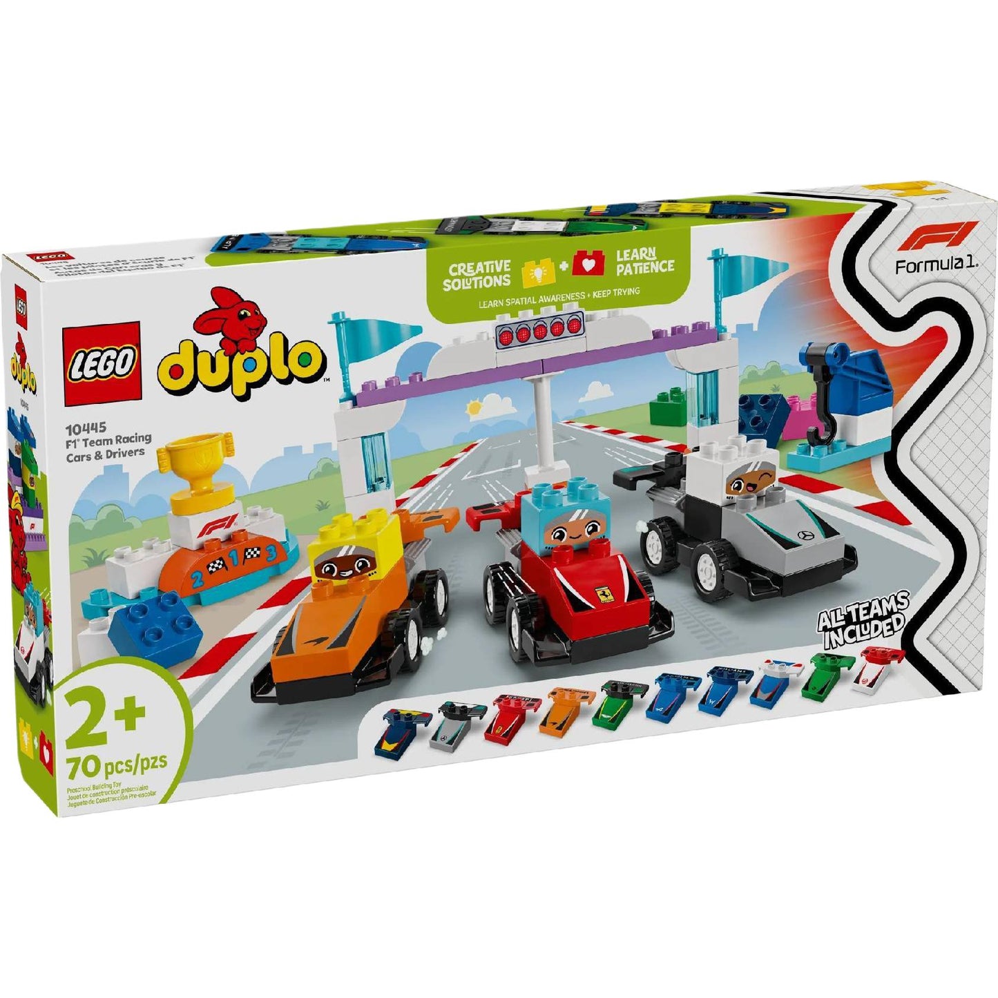 LEGO F1 jamoasi poyga avtomobillari (10445)