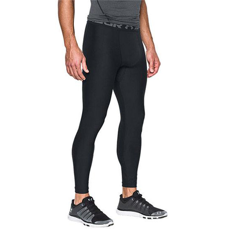 Логотип under armour широкий пояс зауженные сплошной цвет тонкий внутренняя обмотка трек брюки мужские черный