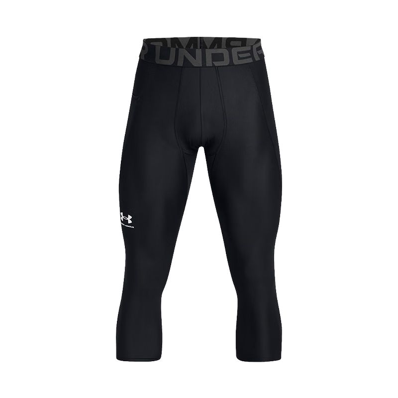 Under armour heatgearvanish буквы совпадение тонкий 7 тренировки фитнес внутренние леггинсы спортивные брюки мужские черный