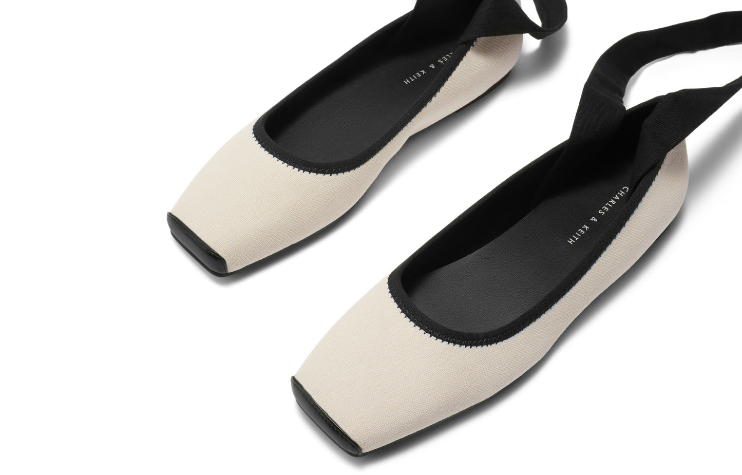Charlz va Keyt ayollar espadrillari "Rangni blokirovka qiluvchi balet kvartiralari"