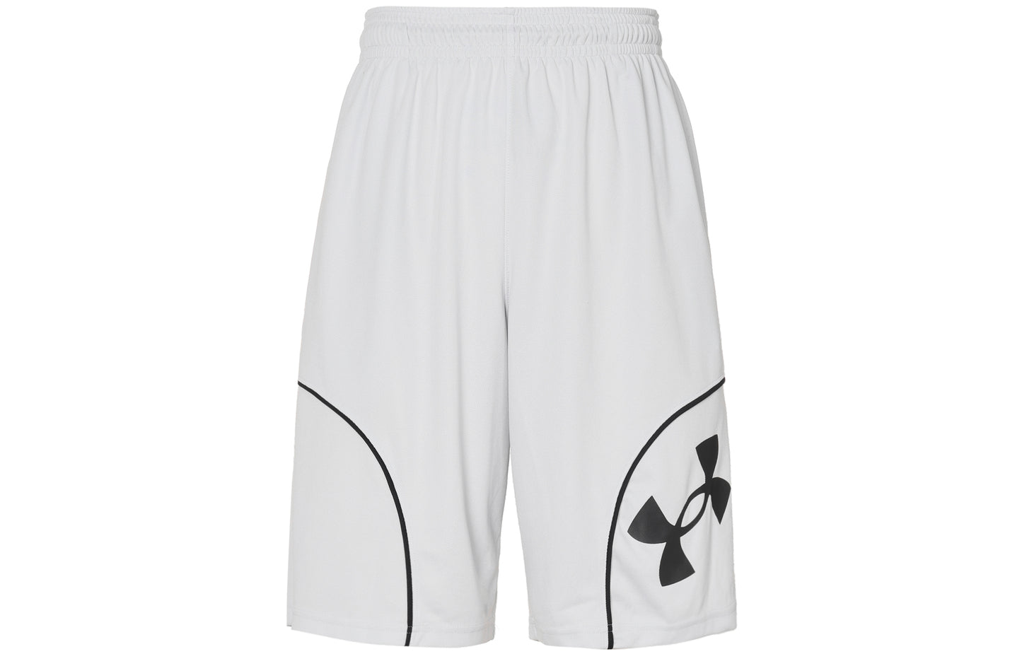 Under armour perimeter solid logo straight athletic shorts мужские серые