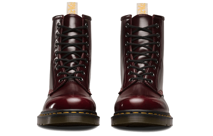 Dr.martens martin 1460 другие 8 отверстий носить круглый носок короткие ботинки мартин мужчины и женщины вишневый красный - Boxette Shop