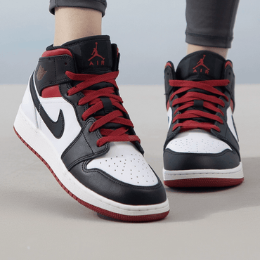 Кроссовки подростковые Air Jordan 1 Mid Leather - Boxette Shop