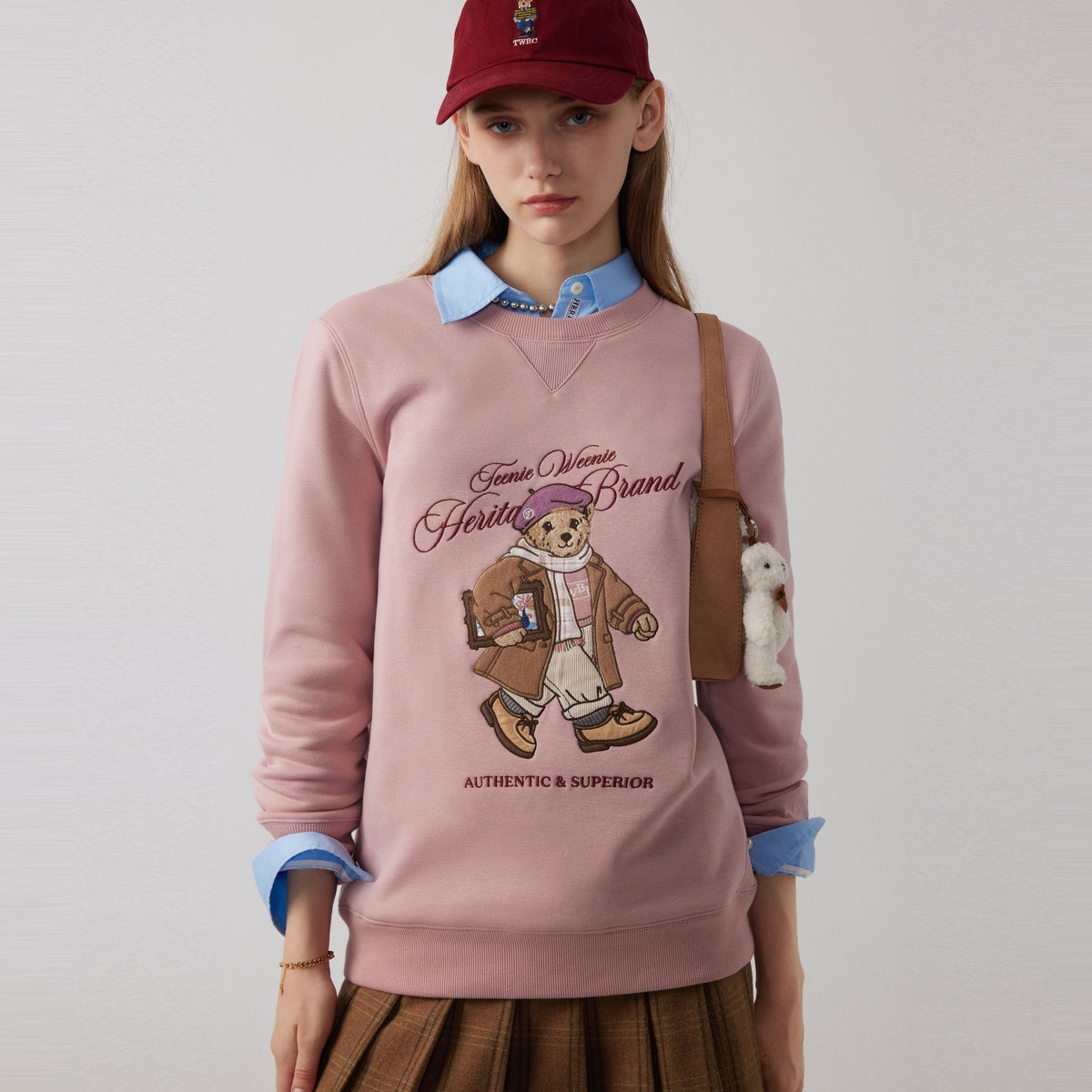 Худи женское Teenie Weenie Bear College Style