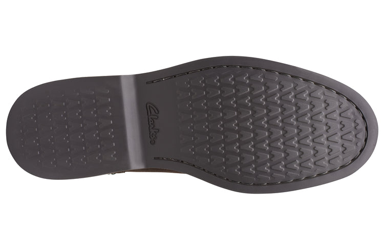 Clarks clarks 2 слоя коровьей кожи британский стиль мешать прилив сапоги мода среднего полумесяца челси сапоги мужские коричневые