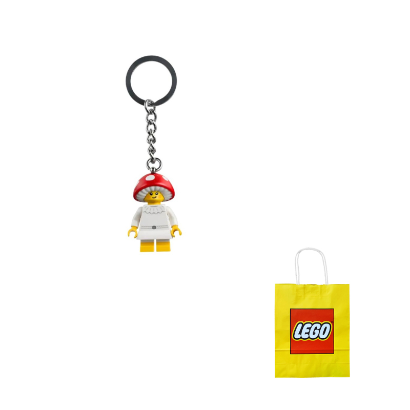 Брелок LEGO "Грибная Девочка" (854306) - Boxette Shop