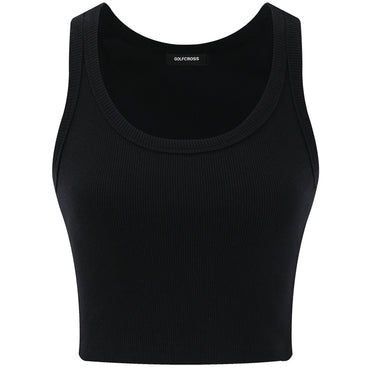 Golfkross asosiy qismi bir tekis tashqi kiyim yengsiz kamzulga qisqa qism shirin salqin shamol achchiq qiz ip ichida yuqori jilet ayol