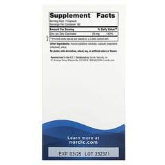 БАД Nordic Naturals, zinc glycinate 20 мг, 60 капсул - Boxette Shop