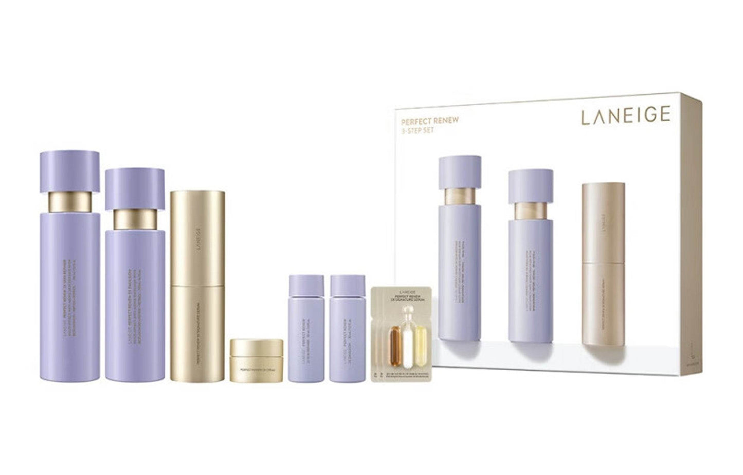 Набор для ухода за кожей Laneige Gold Water Milk Essence - Boxette Shop