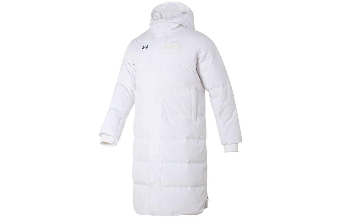 Under armour andromeda спортивная пуховая куртка с длинным капюшоном для тренировок и соревнований зимняя мужская и женская куртка черного цвета