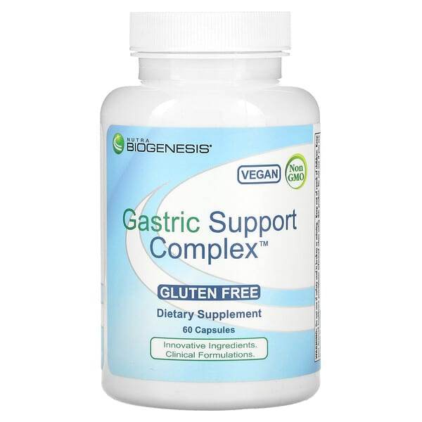 БАД Nutra BioGenesis Gastric Support Complex, 60 капсул - Boxette Shop