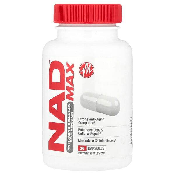 БАД Metabolic Nutrition, NAD DAILY / MAX / MAX+, 30 капсул - Boxette Shop