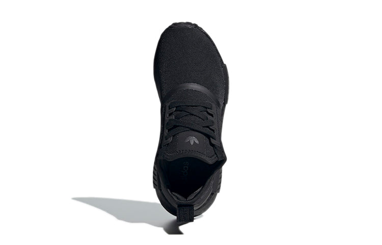 Adidas originals nmd_r1 j легкие дышащие кроссовки carbon black подростки