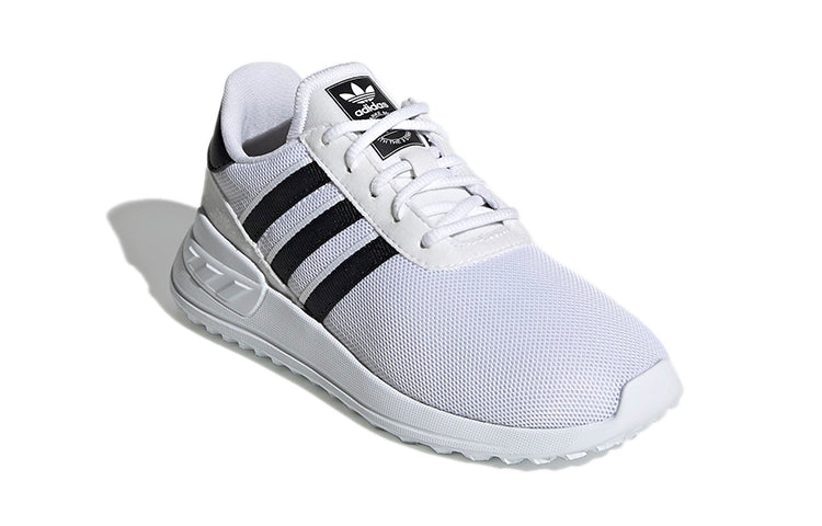 Adidas originals la trainer lite ткань дышащий низкий верх атлетические casual обувь белый черный средний маленькие дети