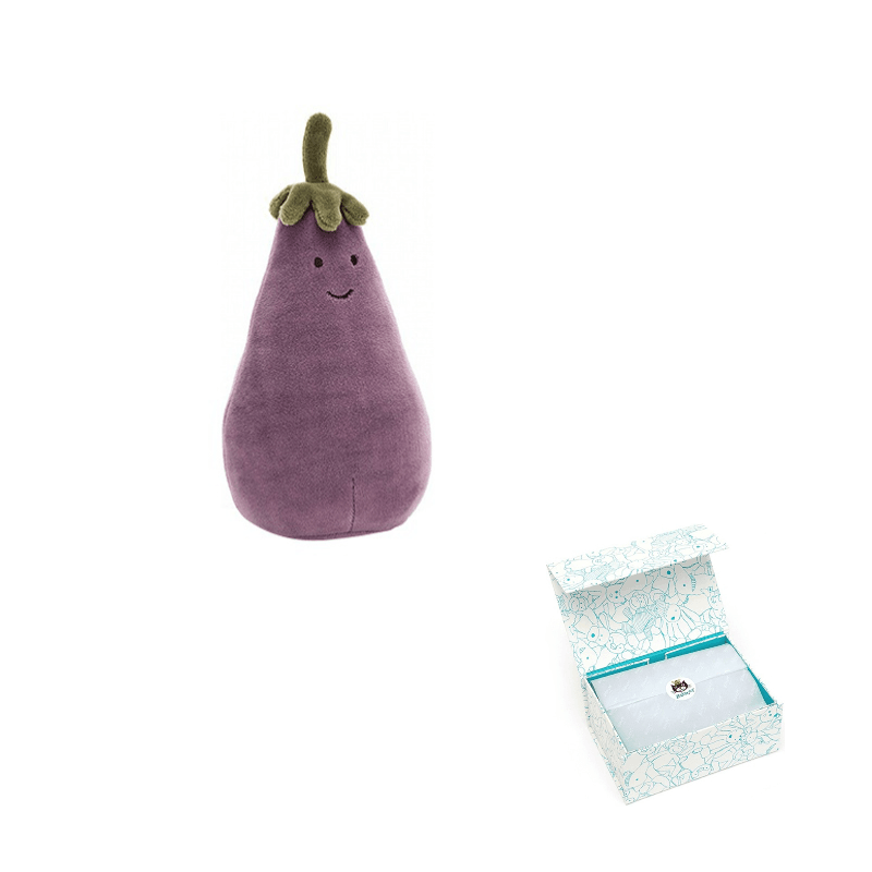 Мягкая игрушка Jellycat - Живой баклажан - Boxette Shop