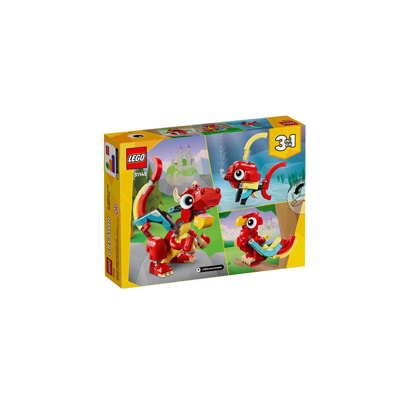 LEGO yaratuvchisi qizil uchuvchi ajdaho (31145)