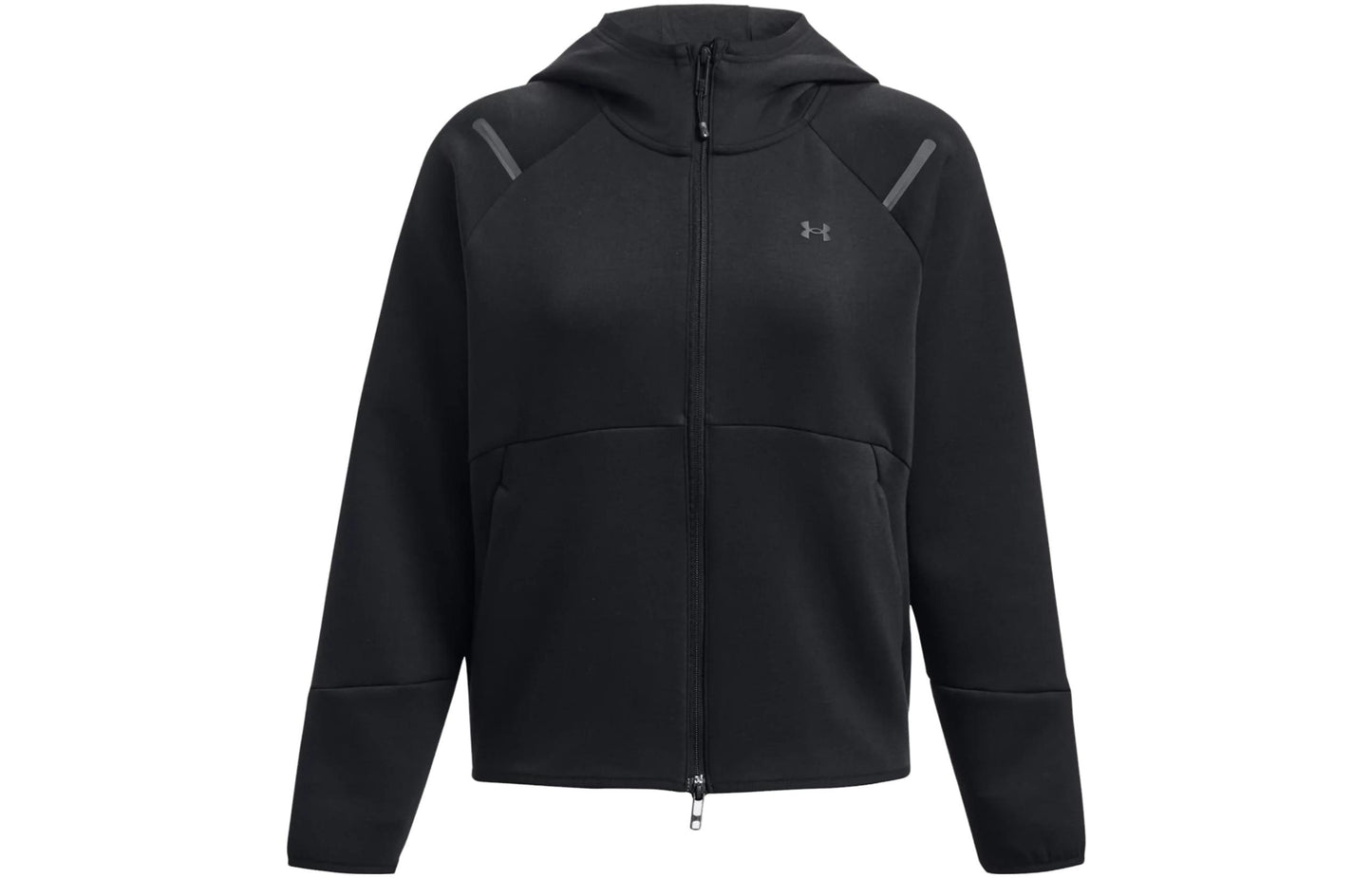 Under armour andromeda solid zip hooded jacket women's black
