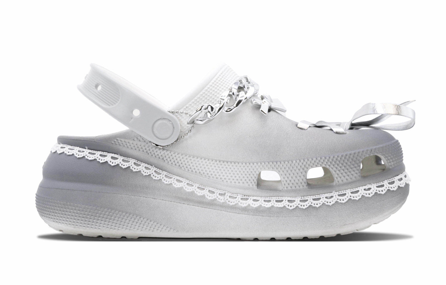 Шлепанцы Crocs Crush Clog Silver Mountain Spring - Boxette Shop