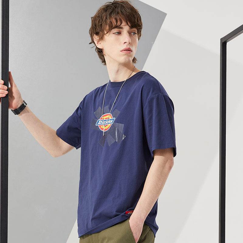Футболка Dickies Tape Letter Printed Round Neck - Boxette Shop