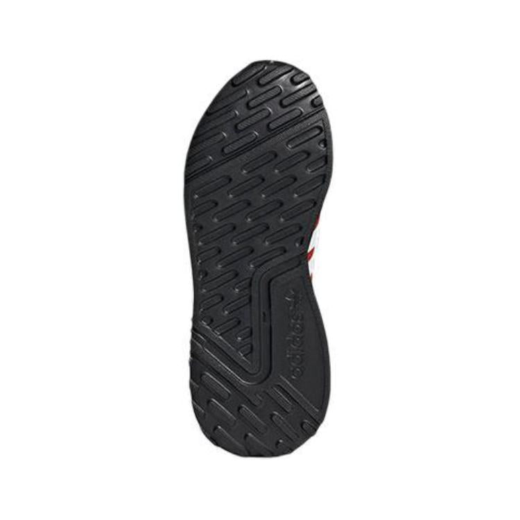 Adidas originals multix ткань модные повседневные амортизирующие износостойкие низкопробные детские кроссовки красного цвета для средних и маленьких детей