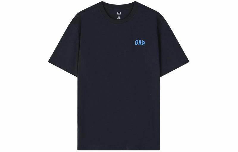 Gap сплошной цвет casual свободные кожи дружественные круглый вырез короткий рукав футболки для мужчин и женщин - Boxette Shop