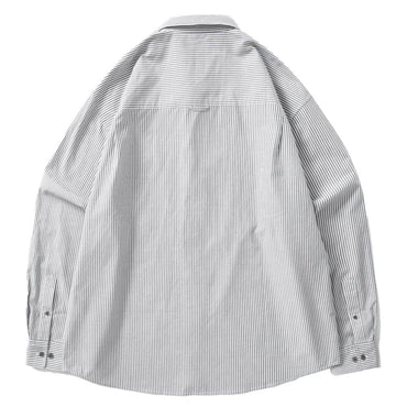 Рубашка Gap Long Sleeve Logo Stripe Shirt - Boxette Shop