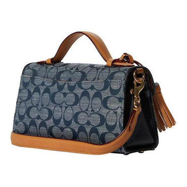 Сумка женская Coach Kleo 24 Old Flower Print Saddle - Boxette Shop