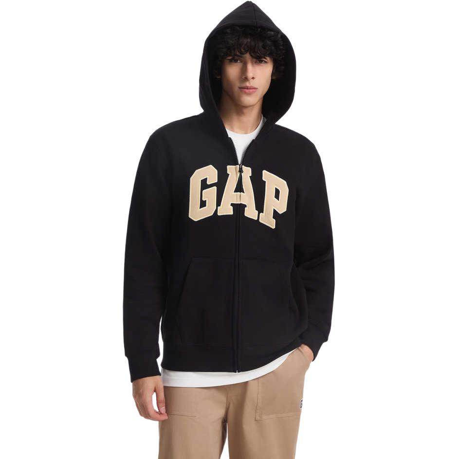 Gap разноцветные буквы логотип мягкий капюшон свободные случайные толстовка мужские и женские модели - Boxette Shop