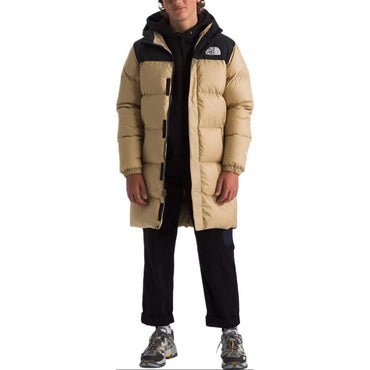 The north face the north face пальто nuptse fashion comfort casual khaki stone