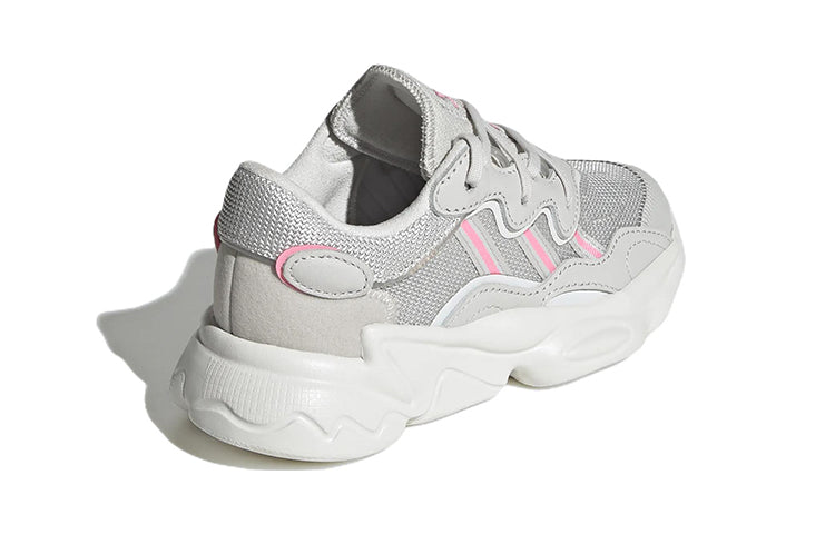 Adidas originals ozweego низкий верх атлетические casual обувь серый средний маленький дети
