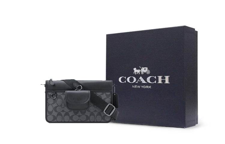 Сумка мужская Coach Heritage 25 Old Flower Colorblocking S - Boxette Shop