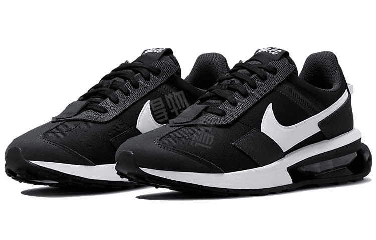 Nike air max pre-day ретро износостойкий амортизация низкий верх воздушная подушка повседневная бег обувь мужская черный переработанный материал - Boxette Shop