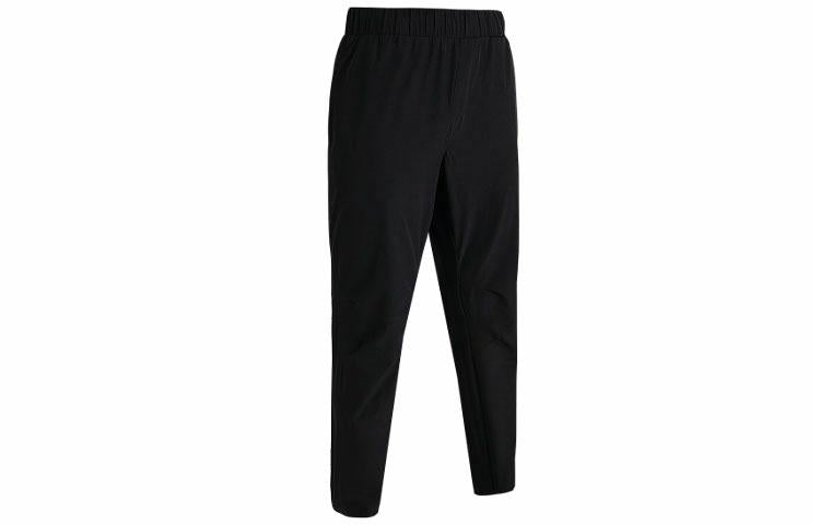 Under armour woven series slim fit woven running training long knit sweatpants men's black