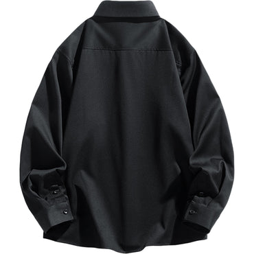 Igoi modasi ochiq ko'cha modasi bo'sh shaharbo'yi tekis rangli yuz lapelli ko'krak qafasi ikki cho'ntakli nafas oladigan ko'ylak ko'ylagi yuqori ko'chada yo'lovchi terisi qulay tasodifiy tasodifiy biznes uzun yengli ko'ylak erkaklar va ayollar bir xil