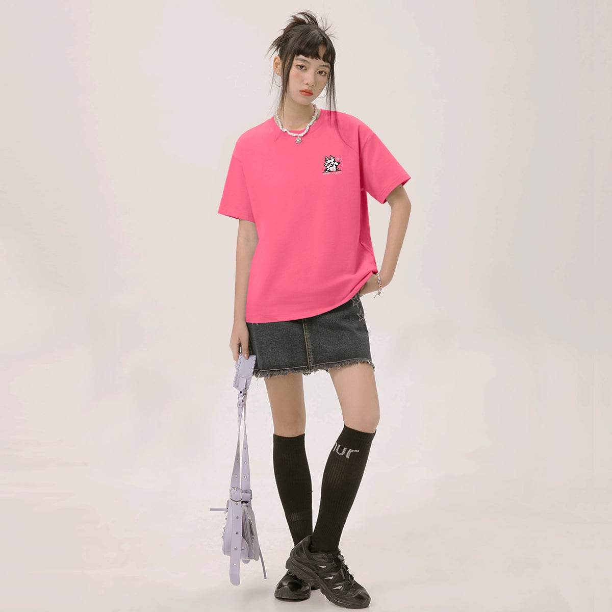 Футболка женская Miniso с принтом - Boxette Shop