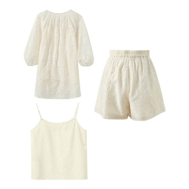 Комплект блузка+майка+шорты женский 3Colour - Boxette Shop