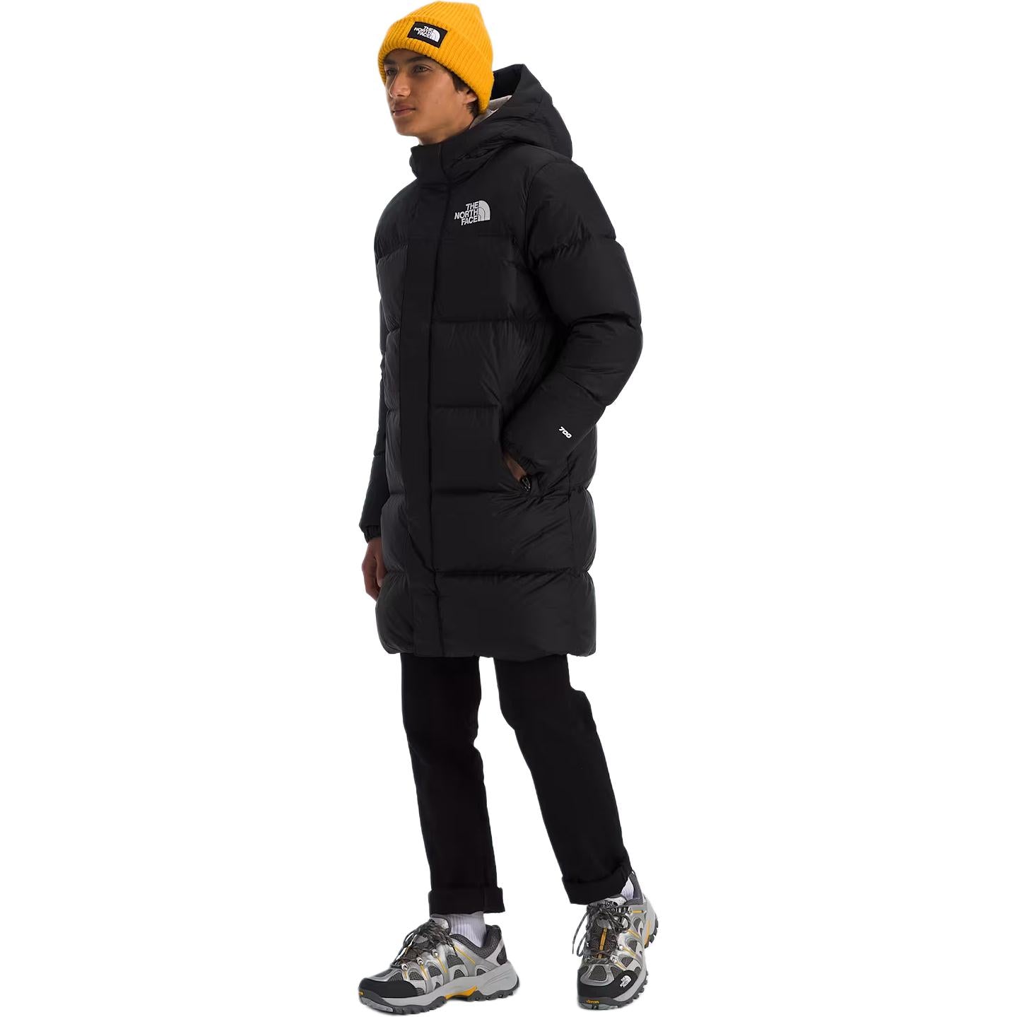 The north face the north face pike nuptse comfort warm hooded black juniors