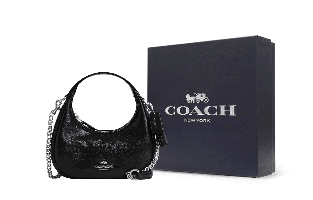Сумка женская Coach Carmen 20 Brand Logo Zip Closure - Boxette Shop